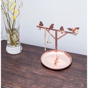 Copper Jewelry Holder Stand